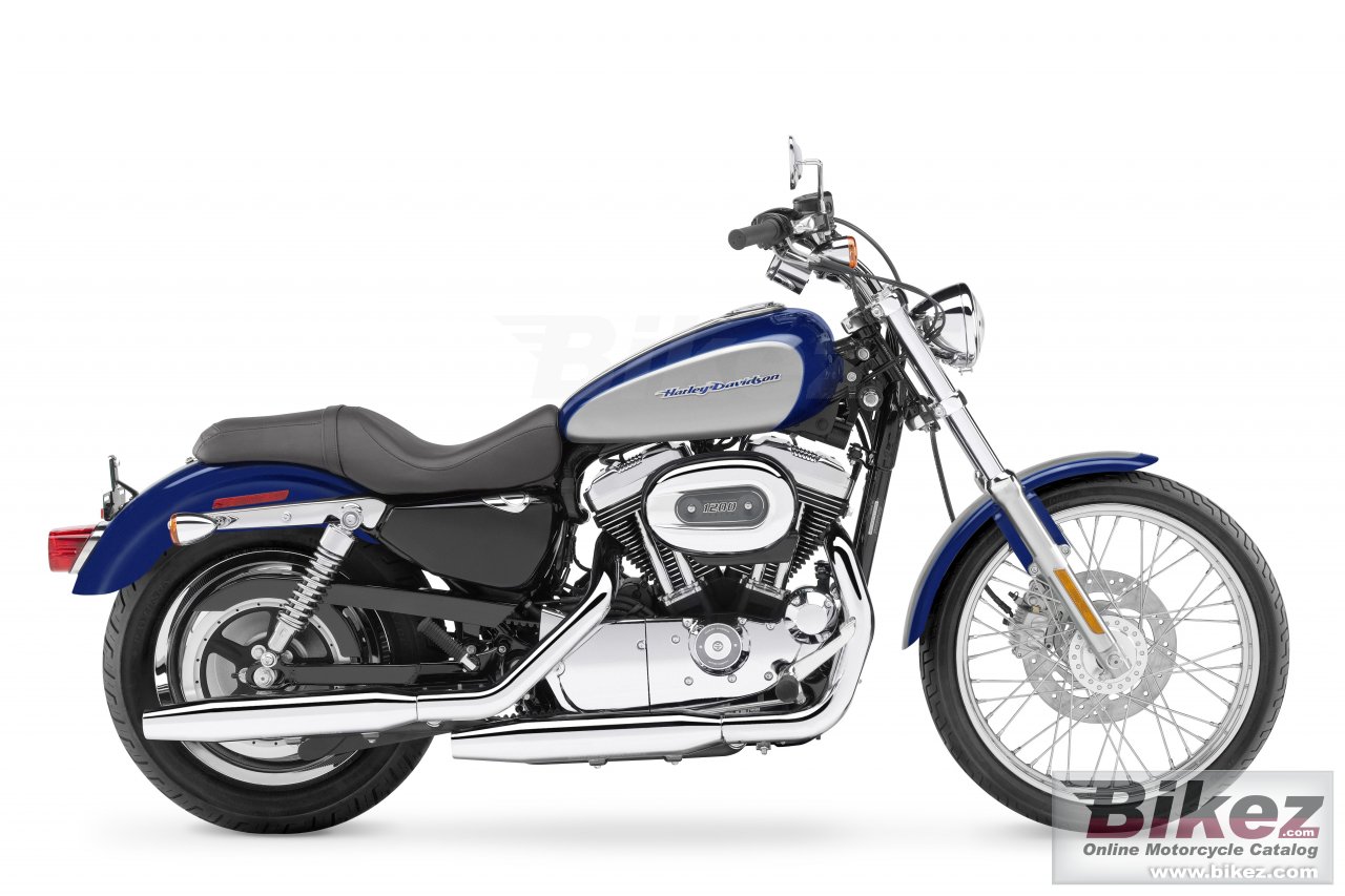 Big Harley-Davidson xl1200c sportster custom picture and wallpaper from Bikez.com